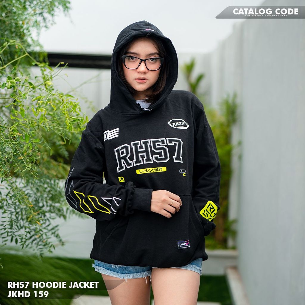 RH57 JKHD 159 HOODIE JACKET เสื้อแจ็คเก็ตผู้ชายผู้หญิง
