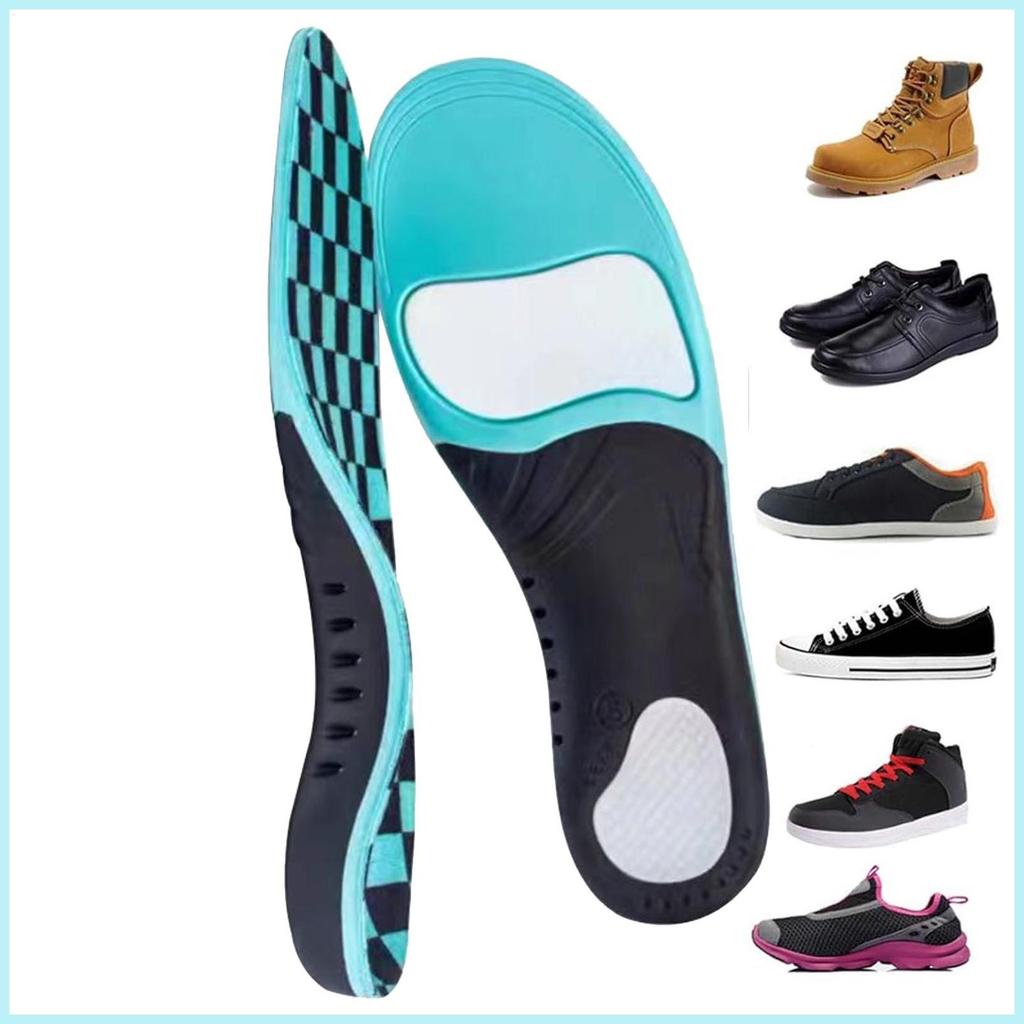 Orthopedic Insoles Shock Absorption Inserts สําหรับรองเท้าทํางาน Boot Insoles สําหรับยืนทั้งวัน Orth