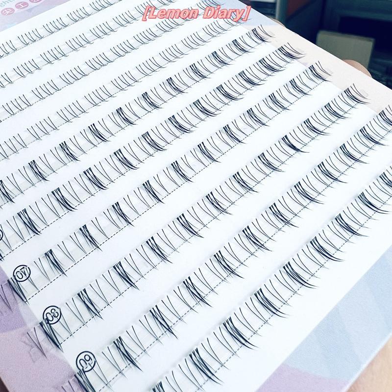 แอลดี| Lower Lashes ธรรมชาติ Lower Lashes Segmented Lower Lashes เดี่ยว Lashes เครื่องมือแต่งหน้าขนต