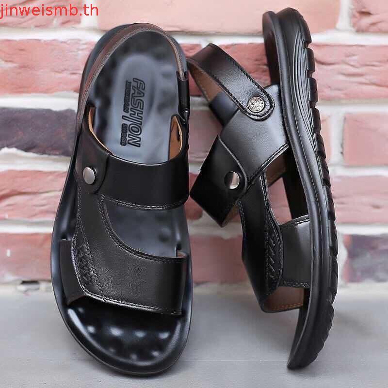 ADDA PU รองเท้าแตะ สำหรับผู้ชาย แบบสวม รุ่น 73801 (ไซส์ 39-45)