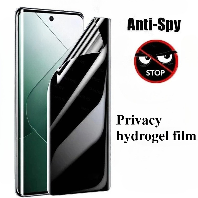 1-2 ชิ้น Anti-Spy Hydrogel ฟิล์มความเป็นส่วนตัวป้องกันหน้าจอสําหรับ Realme 2 3 3i 5 5s 5i 6 7 7i 8 8