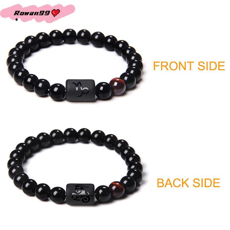 MONIKO สร้อยข้อมือ กำไลข้อมือลูกปัดหินธรรมชาติ 12 กลุ่มดาว ใส่ได้ทั้งผู้ชายและผู้หญิง
