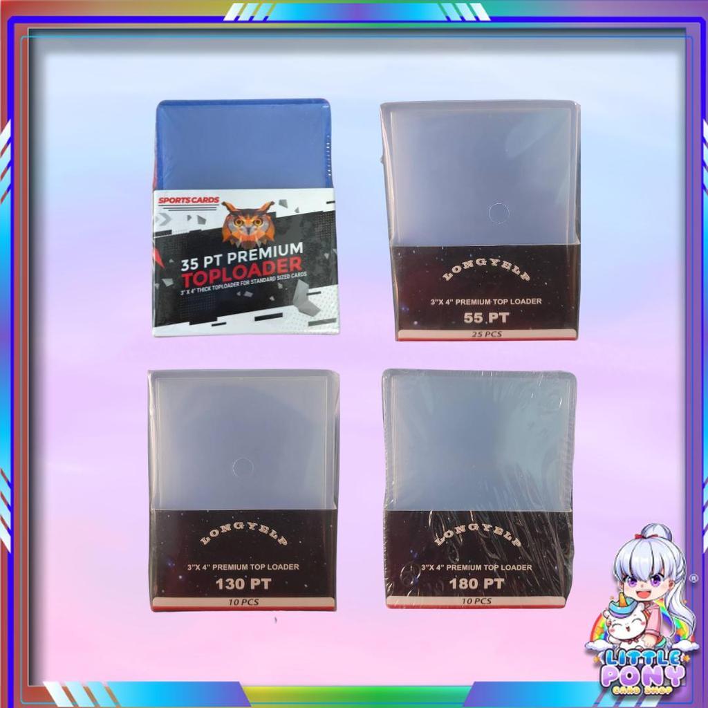 toploader คละขนาด  กรอบใส่การ์ด แข็งแรง ทนทาน (p4) ( 190 กรัม )