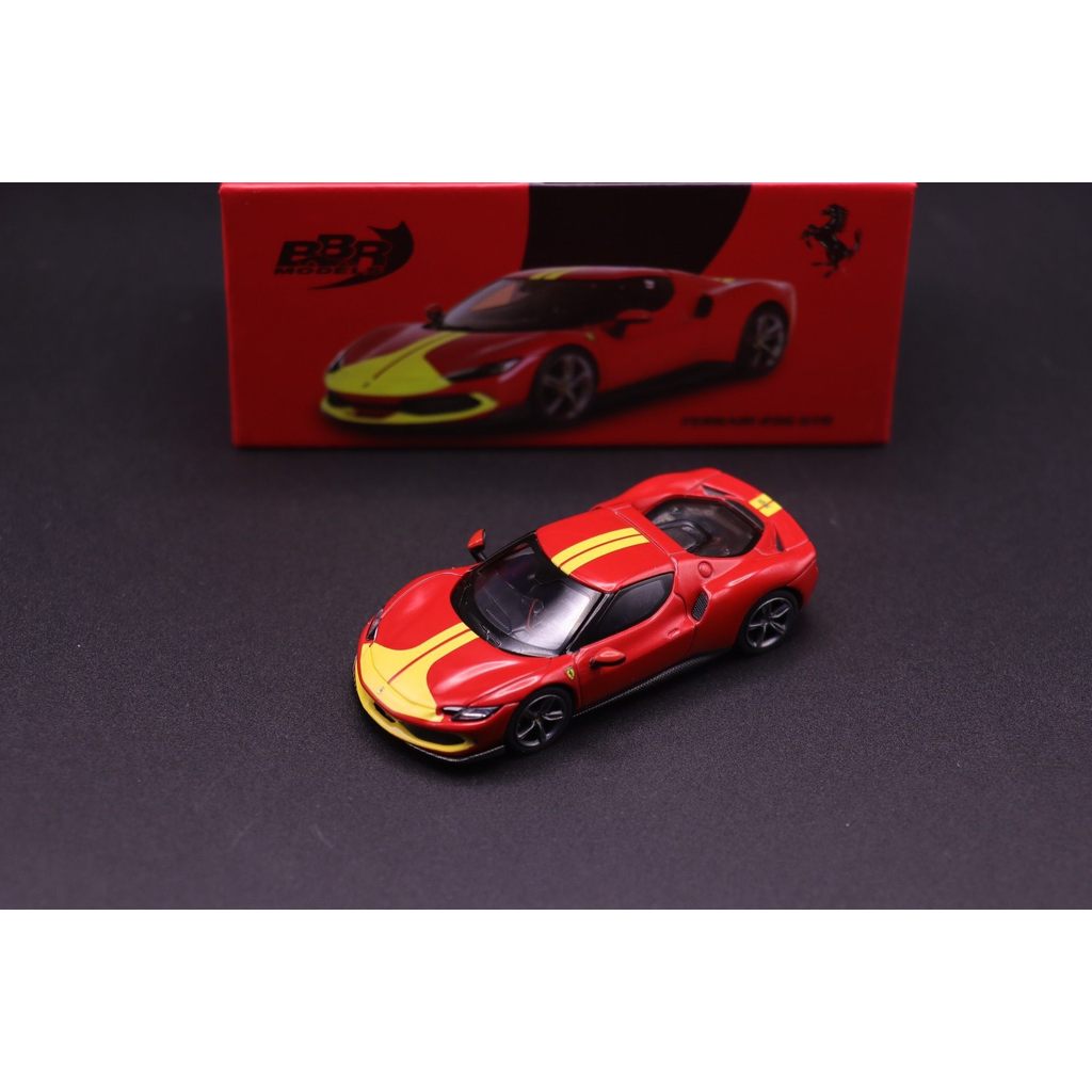 1/64 บีบีอาร์ เฟอร์รารี296 gtbแบรนด์ใหม่พร้อมสต็อกรถโลหะผสมรุ่นภาพขายเป็นแบบขายเป็นแบรนด์ใหม่ไม่มีมี