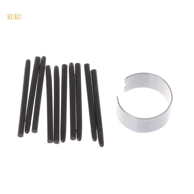 KU* 10 Pack Replacement Nibs สําหรับการวาดภาพแท็บเล็ต Stylus เหมาะสําหรับ BAMBOO CTE สําหรับ