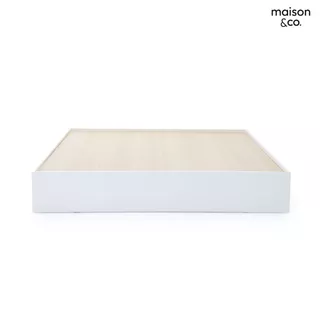 SB Design Square เตียง 2 ลิ้นชัก ขนาด 6 ฟุต รุ่น BASIC สีขาว (186x203x31 ซม.) แบรนด์ MAISON&CO.