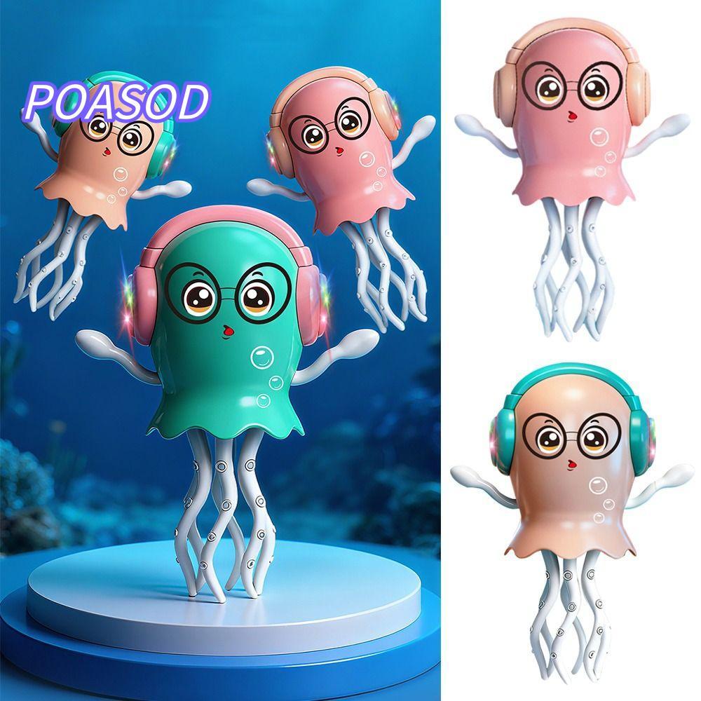 MAYSHOW Auto-Dance Octopus ของเล่น, Crawling Dancing Octopus ของเล่น,ตลกเซ็นเซอร์อุปสรรคอัตโนมัติ Ma