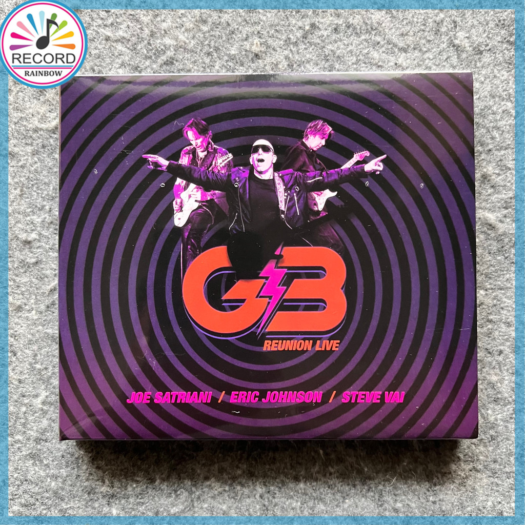 Joe Satriani, Eric Johnson, Steve Vai G3 Reunion Live Original 2CD Album [Sealed] Brand New TH