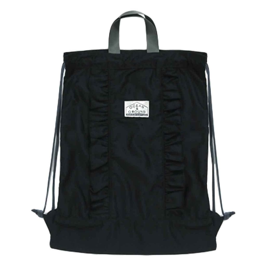 [OCEAN&GROUND] Nap Sack Backpack Frill B5 Kids Girls 1215015 (Light Blue)  
[OCEAN&GROUND] Nap Sack 