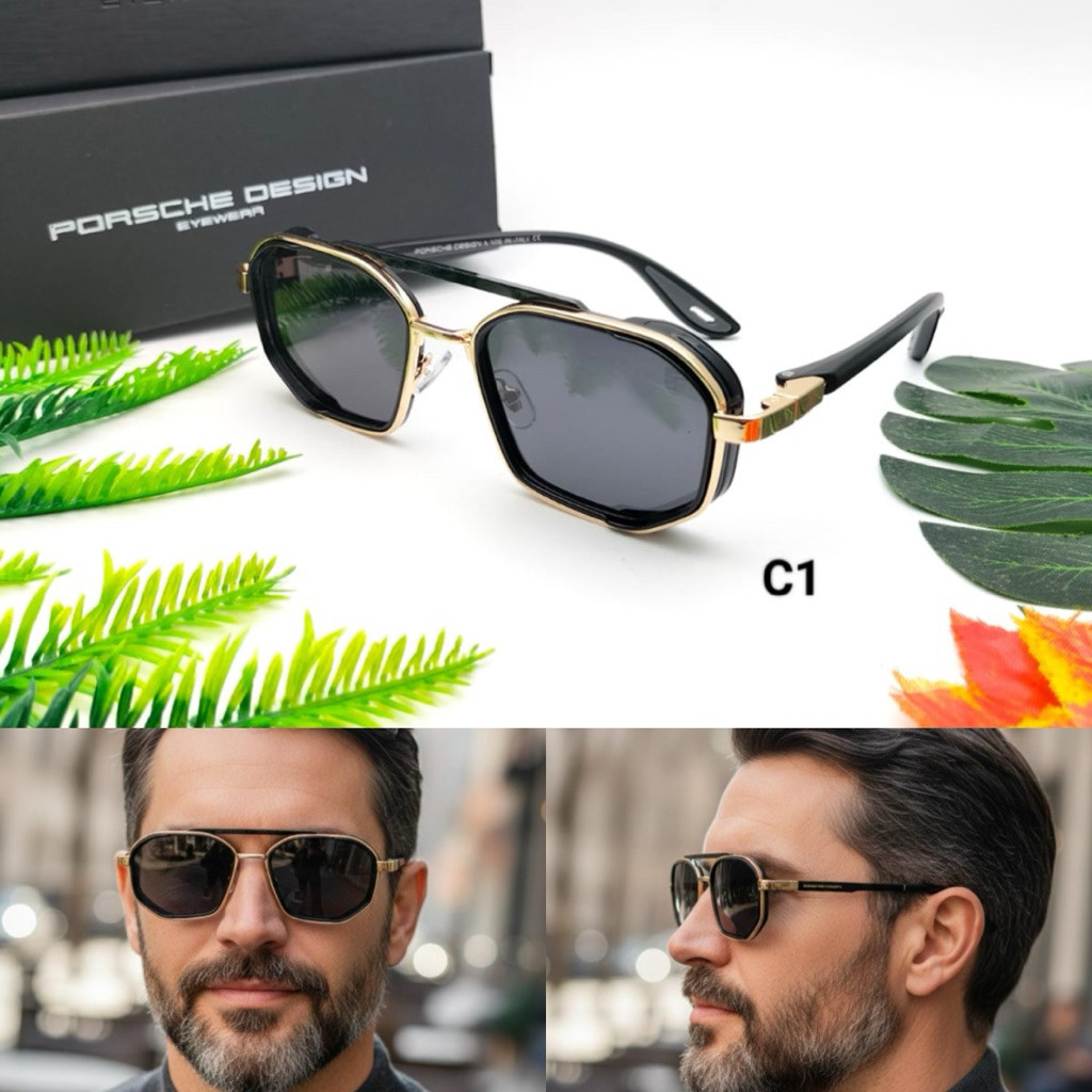 Porsche Design PD 8266 แว่นกันแดดผู้ชาย แว่นกันแดดเลนส์โพลาไรซ์ ป้องกัน UV400