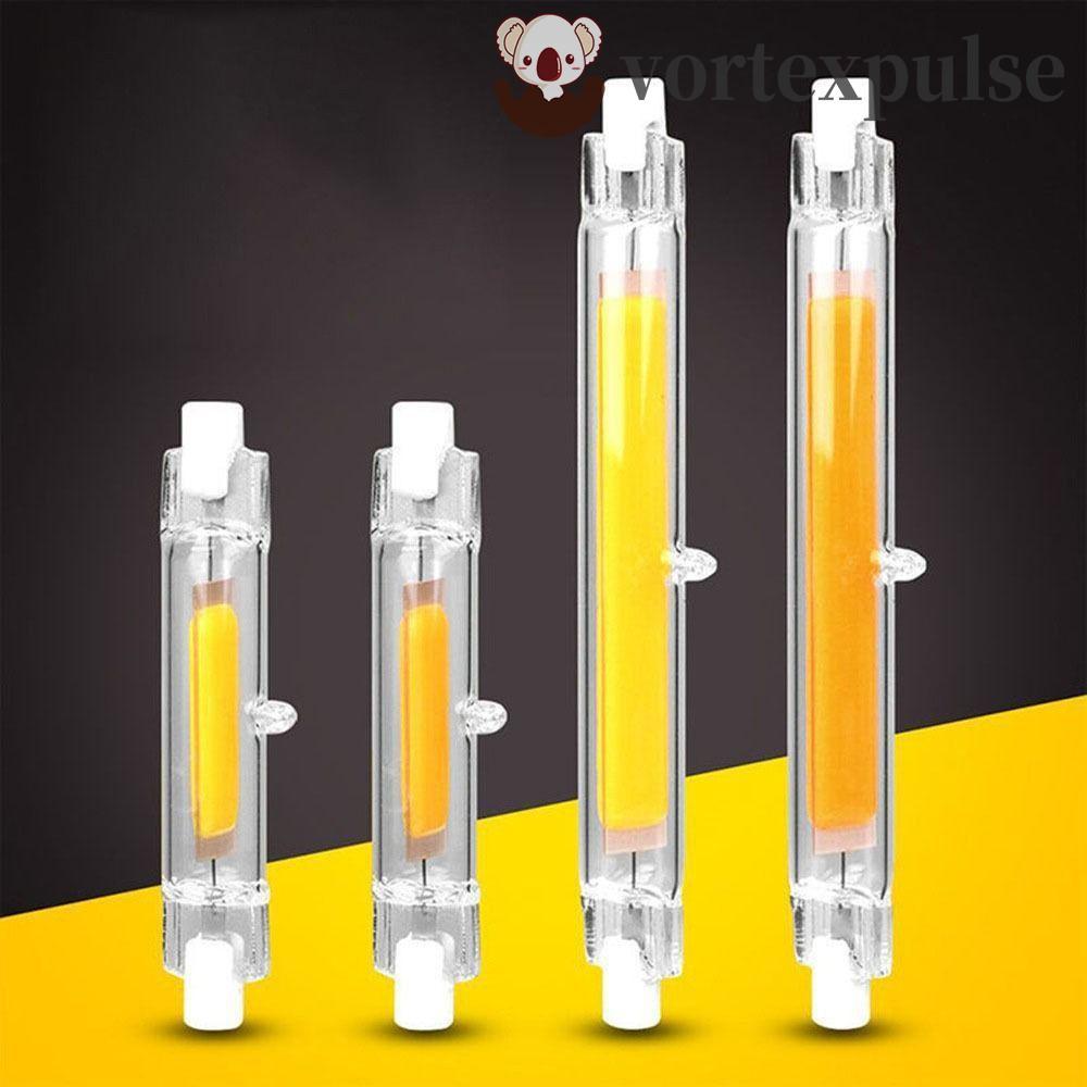 VORTEXPULSE R7S หลอดโคมไฟ,หรี่แสงได้ 110v/220v COB Tube Bulb, Retro เปลี่ยน 360 Glow Halloween