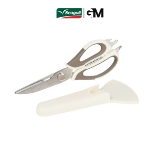 Seagull กรรไกรครัวพร้อมปลอก 9 นิ้ว ถอดล้างได้ รุ่น อีซี่ Easy Detachable Kitchen Scissors with Sheath