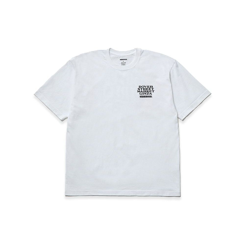 NEIGHBORHOOD x Dover Street Market Ginza T-Shirt SS-1 White Unused