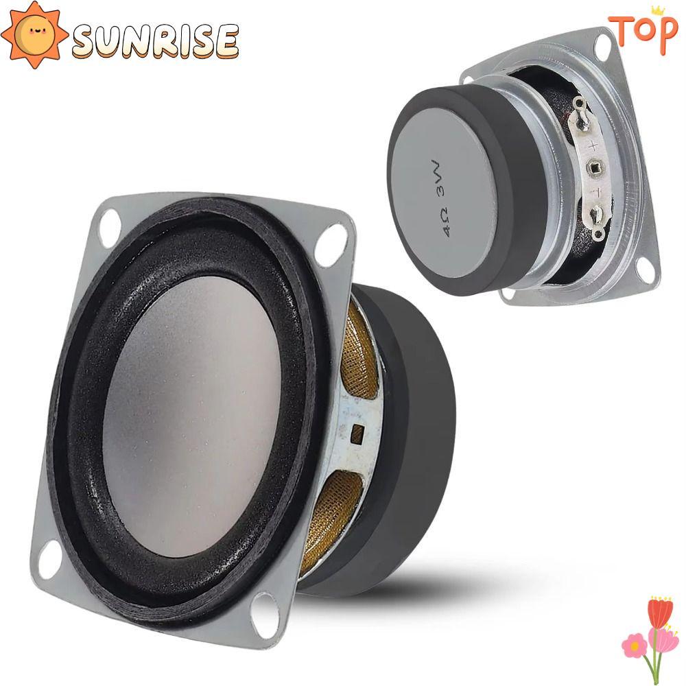 SUNRISE Full Range Audio Speaker, Small 2" Stereo Woofer Speaker, สี่เหลี่ยมผืนผ้า 4Ohm 3W Arduino S