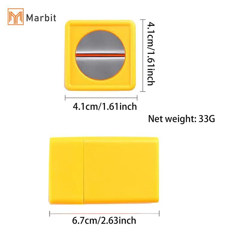 Marbit Professional ใบมีด Disposal คอนเทนเนอร์ Snap Off มีดเสียใบมีดกล่องเก็บ Tinted ฟิล์ม Stier ตัดเครื่องมือสามารถ null