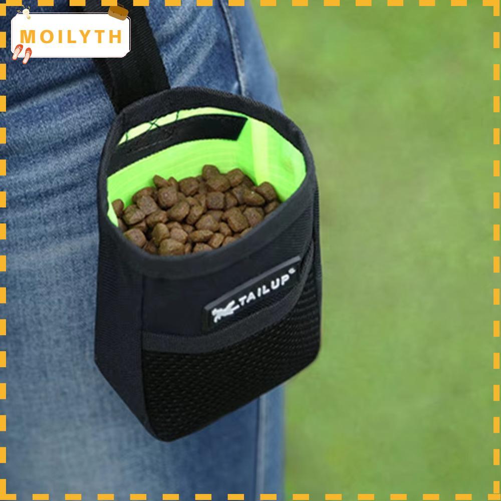 MOILYTH Training Obedience Bag, Solid Color Pet Food Treat Bag, Training Snack Waist Pouch Dog Accessories