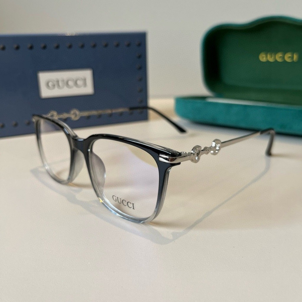 Gucci Glasses กรอบไล่ระดับ X6130 แว่นตาสุภาพสตรี 52 ปาก 18-145 CP