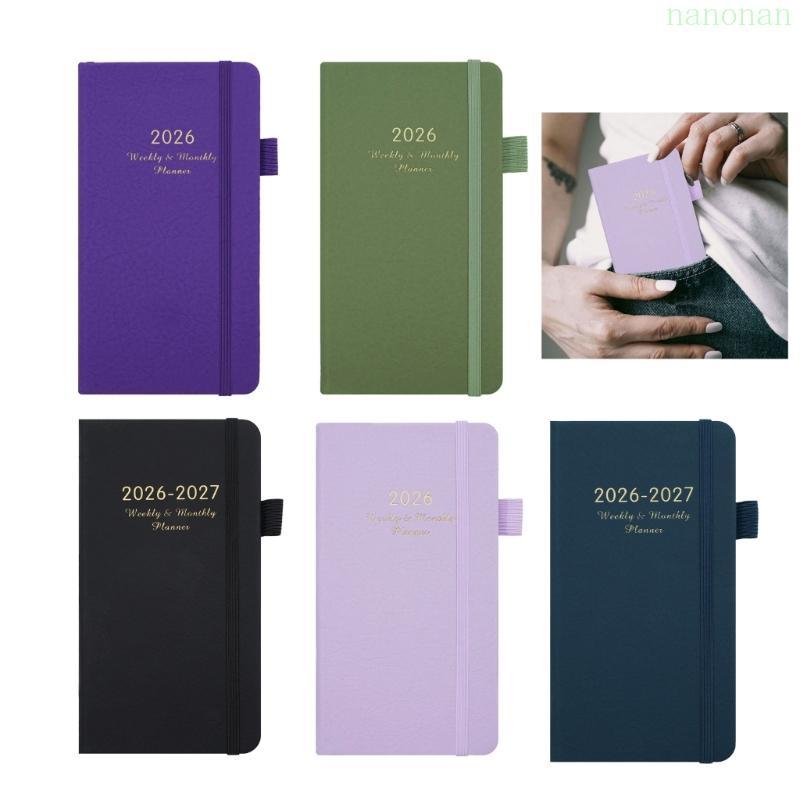 Nan 2026 Schedule Notebook Weekly Daily Planner นักวิชาการสําหรับโรงเรียน