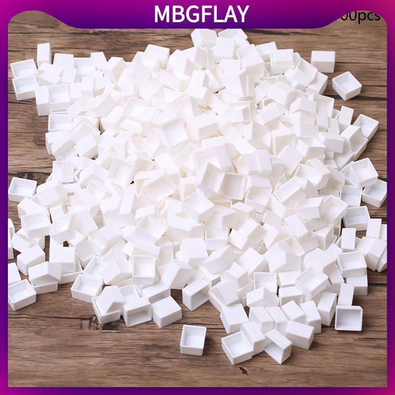 [mbgflay] จานสีครึ่งแพนสีน้ําเปล่า 100 ชิ้น, ขนาดเดินทางมัลติฟังก์ชั่นสําหรับวัยรุ่น, จิตรกร, สีอะครีลิค
