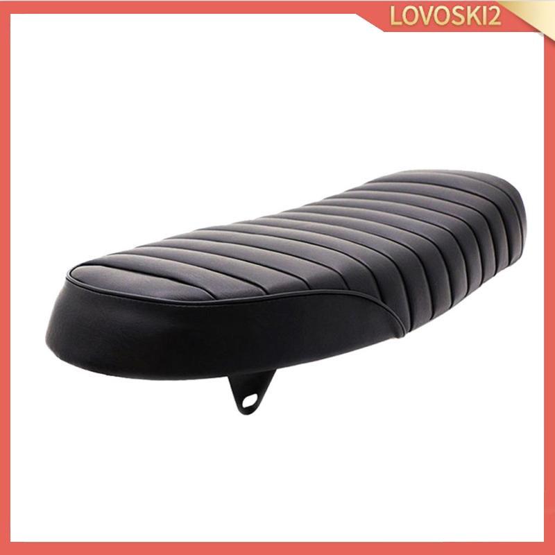 [Lovoski2] เบาะรองนั่งแบบแบน Cafe Racer Vintage แทนที่สําหรับ Honda CB350 CB400 CB750