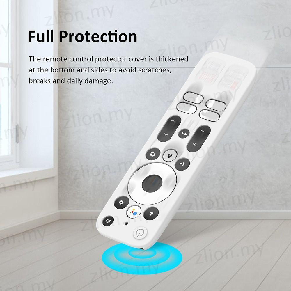 ZLION TV Stick Cover, กันกระแทกสีธรรมดารีโมทคอนโทรล,ซิลิโคนป้องกันระยะไกลสําหรับ Onn แท่งสตรีมมิ่ง A