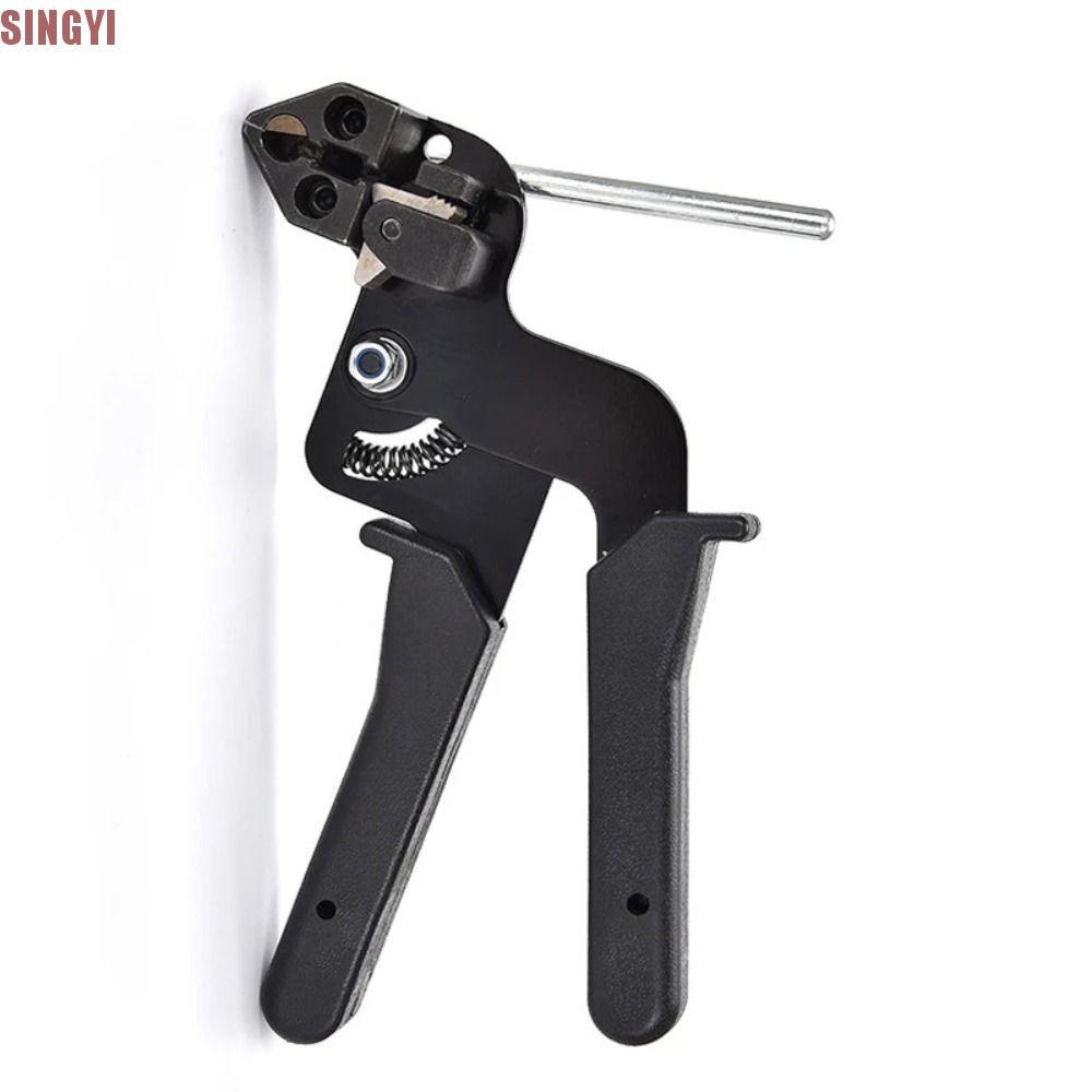 SINGYI Cable Tie Crimper คีม, Self-Locking Zip Cutter Cable Tie คีมโลหะ, สแตนเลส Crimper Tensioner ป