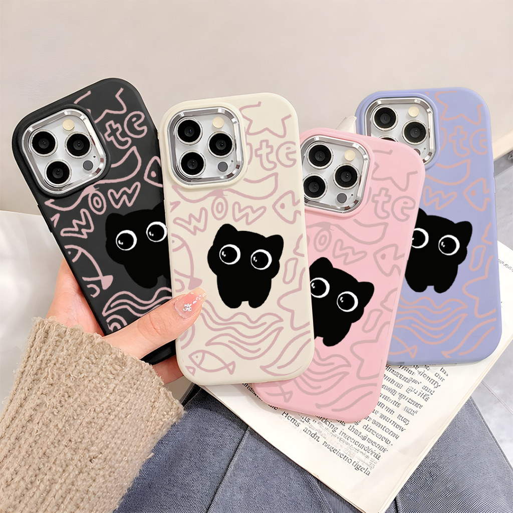 เคสแมวดํา เคสอ้วนตัวน้อย Samsung A36 5G/A56 5G A16 A06 A35 5G/A55 5G A54 5G A15 A14 A13 4G/A13 LTE A