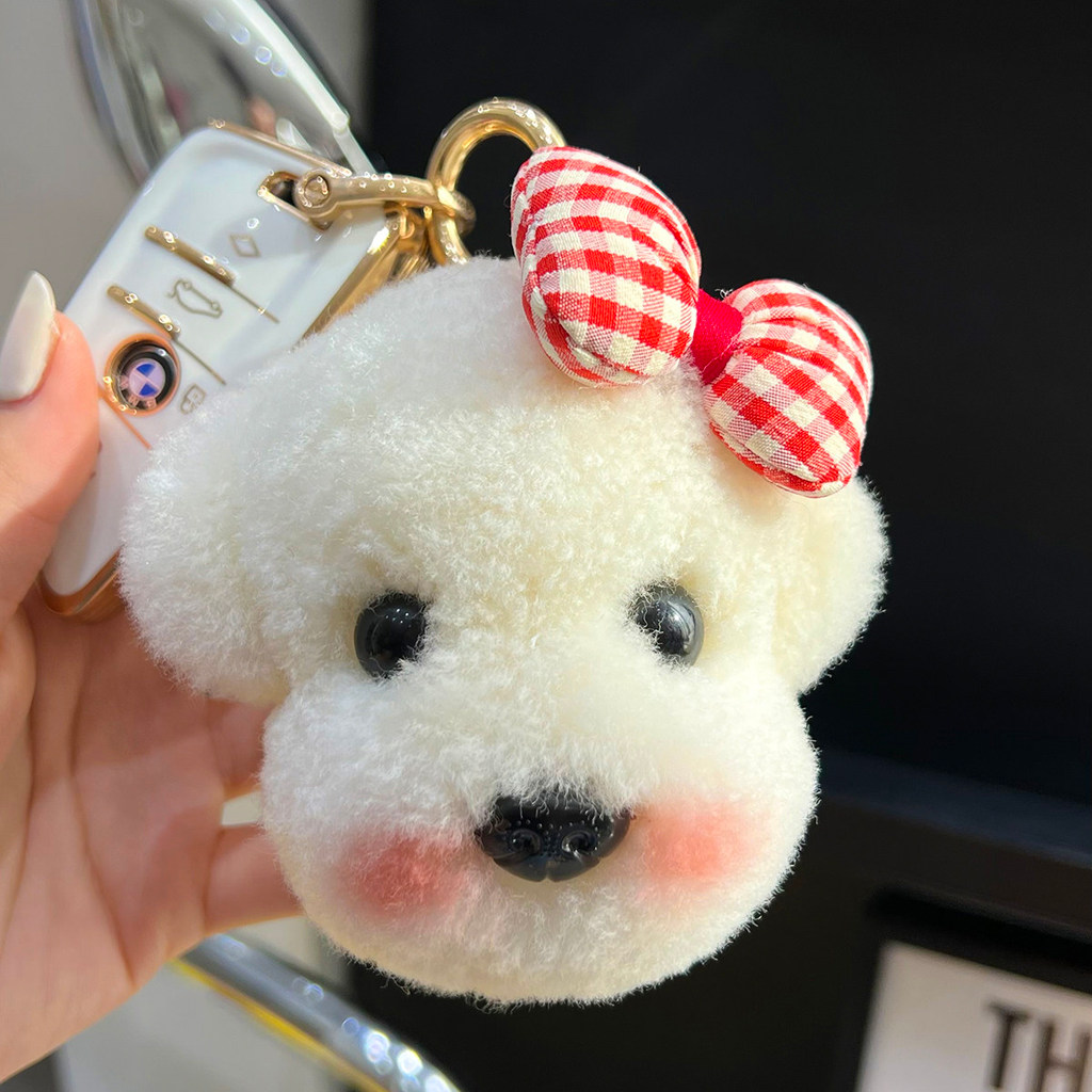 พวงกุญแจ tanuki ของปัจฉิม ตุ๊กตาสุนัขน่ารักตุ๊กตาหมีพวงกุญแจรถ