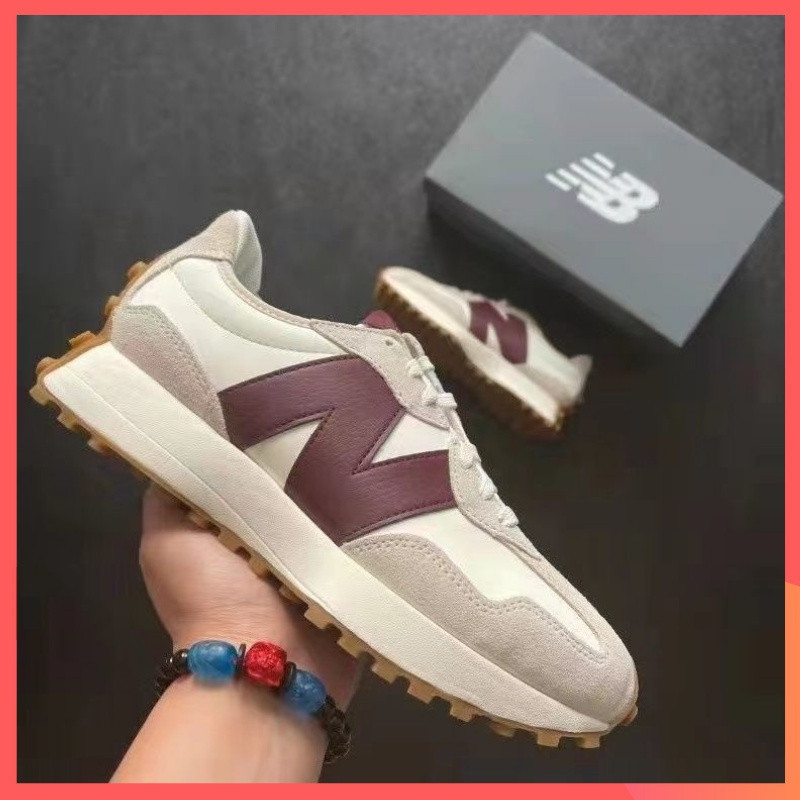 รองเท้า New Balance แบบ 327 สำหรับเด็กผู้หญิง สวมใส่สบาย ระบายอากาศเยี่ยม