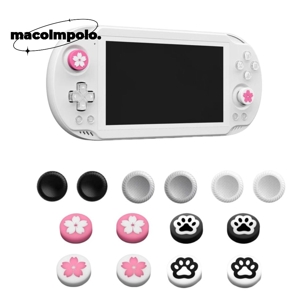 4PCS Big Joystick Cap,อุปกรณ์เสริมลื่นเกมคอนโซลจอยสติ๊ก Rocker,ที่มีสีสันซิลิโคนเปลี่ยนหมวกสําหรับOd