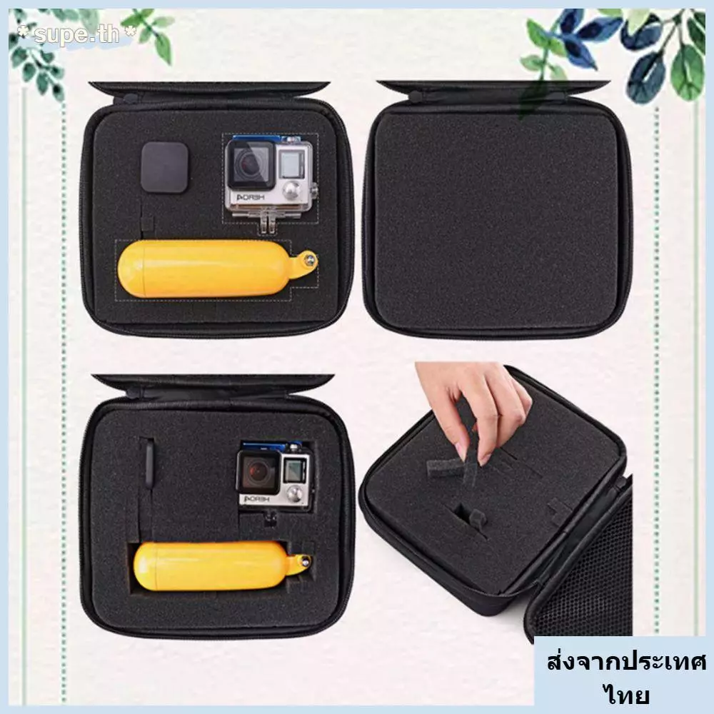 SUPE กระเป๋าเก็บของแบบพกพากันกระแทกกล้องแอคชั่น DIY สําหรับ SJCAM DJI OSMO EKEN SJCAM
