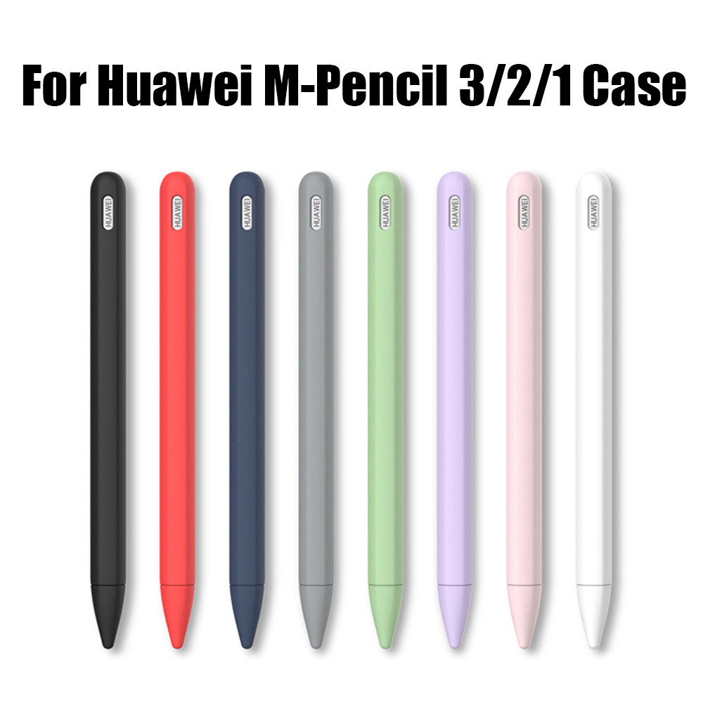 เคสซิลิโคนสําหรับ Huawei M-Pencil 3/2 ปากกาสไตลัสป้องกันรอยขีดข่วนฝาครอบป้องกันสําหรับ Huawei Mate Pad อุปกรณ์เสริม M ดินสอ Pro กรณี