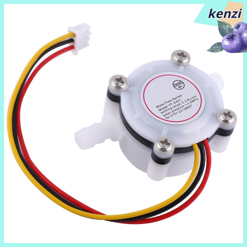 KENZI เซ็นเซอร์การไหลของน้ํา, YF-S401 สําหรับ 6 มม.ท่อ Water Hall Flow Sensor, Hall Effect G1/4" 0.3