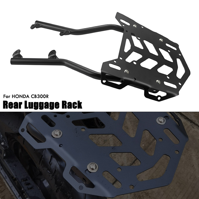 รถจักรยานยนต์ด้านหลังกระเป๋าเดินทาง Rack Cargo Holder Top Box Carrier ชั้นวางอุปกรณ์เสริมสําหรับ HON