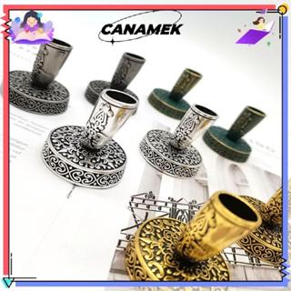 [คานาเมะ] ยุโรปวินเทจขนนกปากกาปากกายืนโลหะรอบผู้ถือปากกาปากก…