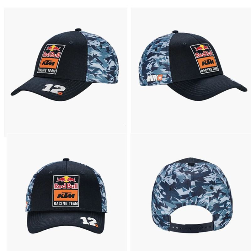 Ready Straw 2026 F1 Racing Cap Horn Tianyuyi Driver Fan Baseball Cap Brim Sunscreen Cap Topi
