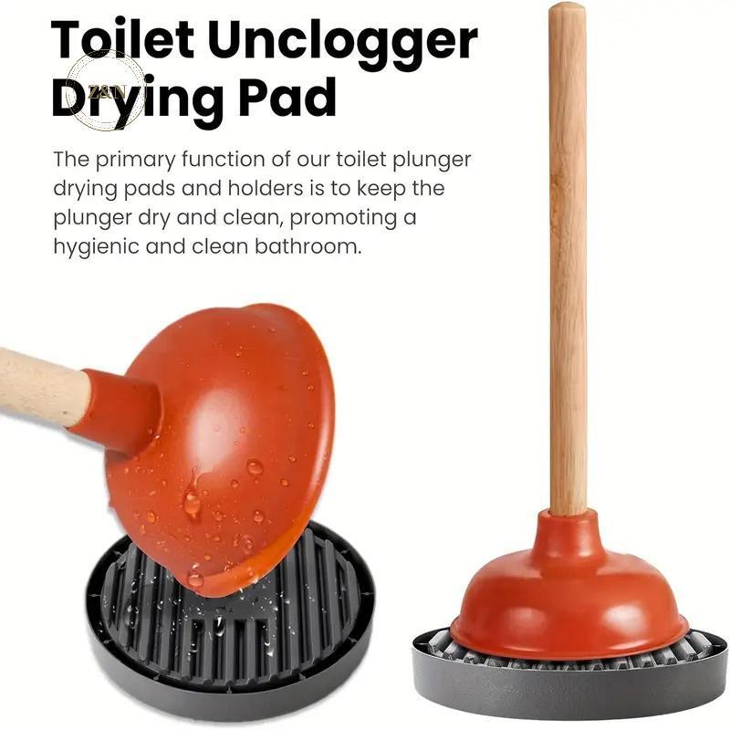 ZN ห้องน้ํา Plunger ผู้ถือ Generic Plunger ถาด Plunger ผู้ถือจับหยดทําความสะอาดง่าย Plunger Drying M