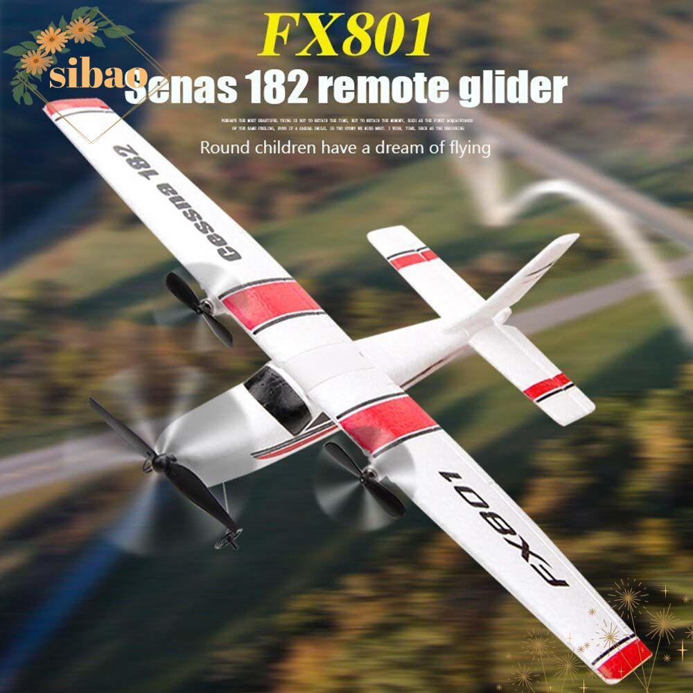 SIBAO สําหรับ Cessna 182 FX801 เครื่องบินของเล่น FX801 EPP โฟมฤดูใบไม้ร่วงทน RC เครื่องร่อน