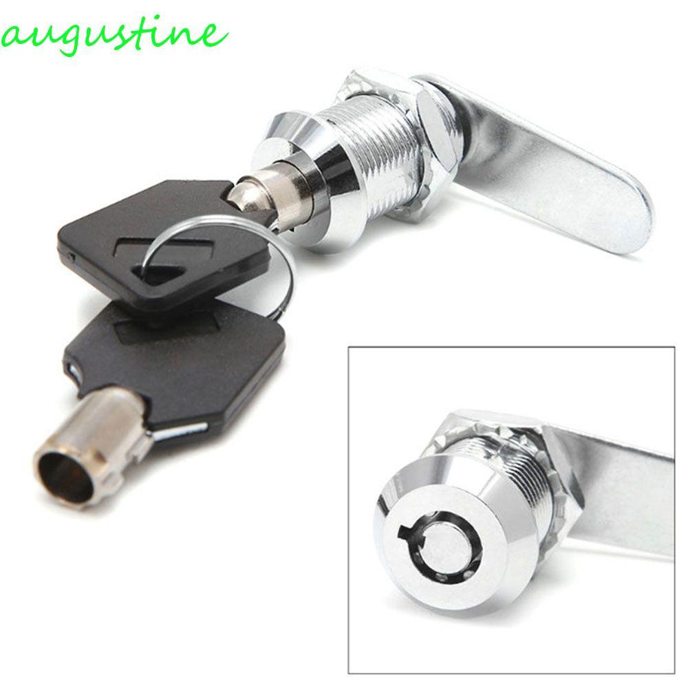 AUGUSTINE ล็อค Tubular ฮาร์ดแวร์ความปลอดภัยสําหรับลิ้นชักกล่องจดหมายตู้เก็บเอกสาร Locker Cupboard DI