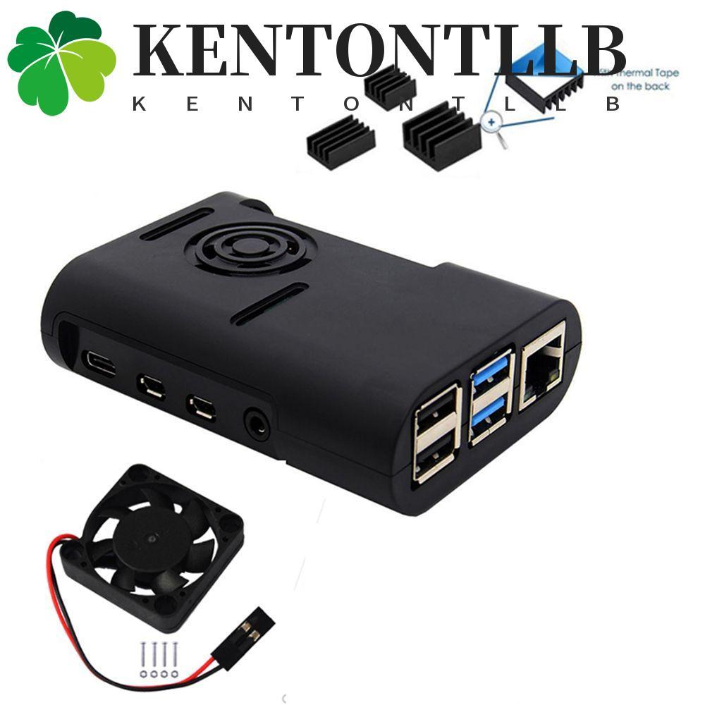 KENTONTLLB Case ASB คูลเลอร์ที่มีประโยชน์สําหรับ Raspberry Pi 4 รุ่น B, Pi 4B, Pi 4 Black Shell