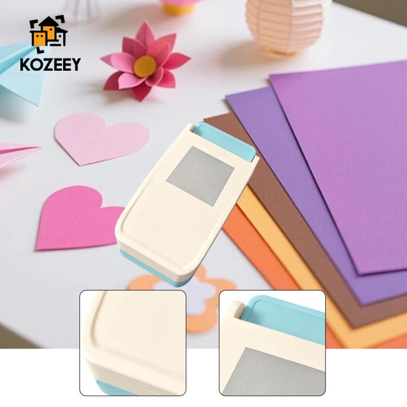 [KOZEEY] Square Hole Punch Puncher Compact Lightweight Multifunctional Crafting