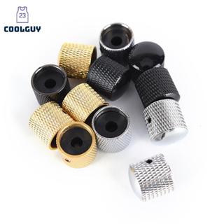 [YLSW] 4ชิ้นโลหะเบสไฟฟ้ากีต้าร์ระดับเสียงปุ่มควบคุมโดมลูกบิด…