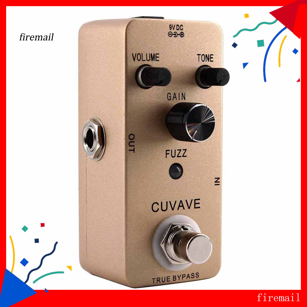 [FM] Cuvave Fuzz Guitar Effect Pedal True Bypass Vintage Old School Tone Stompbox