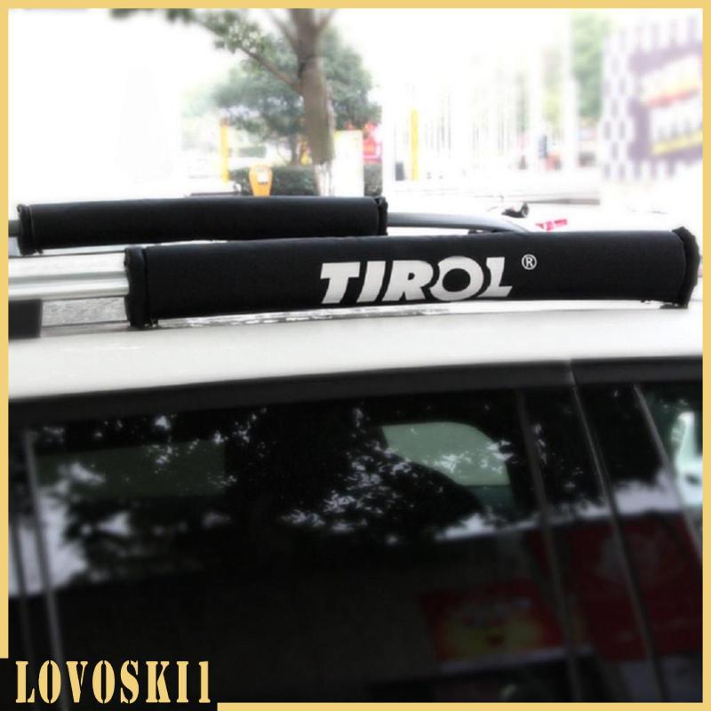 [Lovoski1] 2 ชิ้น Universal Soft Oxford Car Roof Rack Protector สําหรับ Kayak Racks 59 ซม.
