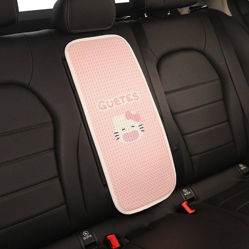 [New] Cartoon Car Rear Central Backrest Middle Armrest Protective Pad Cute Car Accessories v1wV