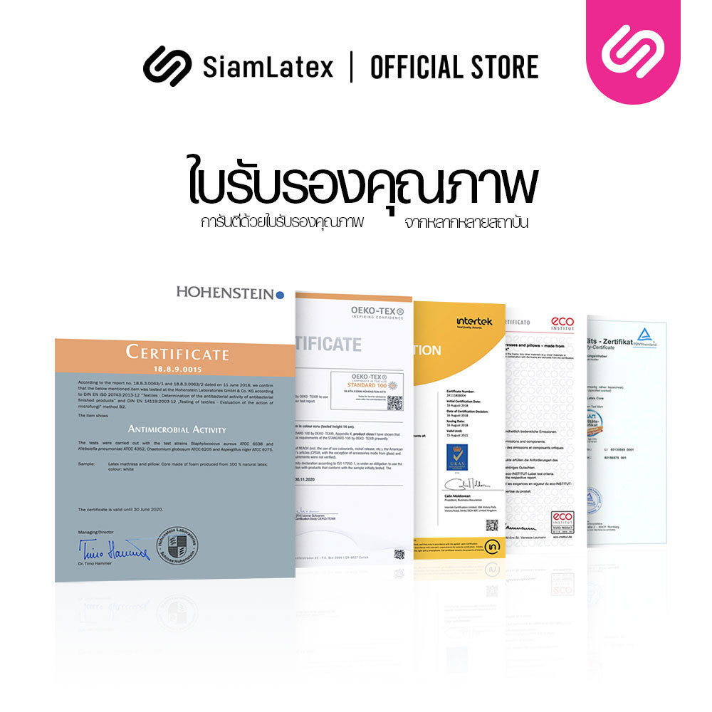 SiamLatex หมอนยางพารา Double Slopes รุ่น Soft หมอนยางพาราแท้ เกรดพรีเมี่ยม หมอนเพื่อสุขภาพ (ถุงส้ม) รูปที่ 7