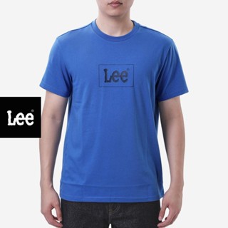 LEE เสื้อยืดแขนสั้นผู้ชาย รุ่น LE F125MTSSF16 สีฟ้า