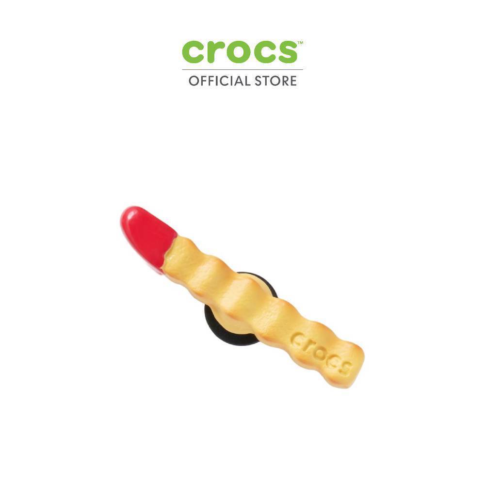 CROCS ตัวติดรองเท้า JIBBITZ™ FRENCH FRY DIPPED IN KETCHUP