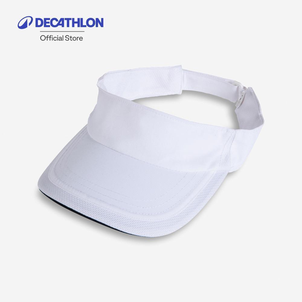 Decathlon Tennis Visor Tv 100 56 Cm หมวกเทนนิสแบบเปิดศีรษะรุ่น Tv 100 ขนาด 56 ซม. - White