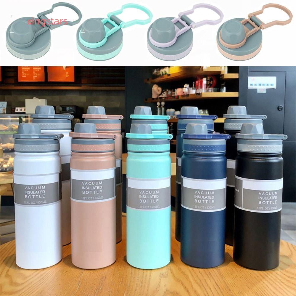 XINGSTARS 1 ชิ้นขวด, Splash Proof 530 ml/750 ml ถ้วย, Multicolor PVC TS-8706B/TS-8709B พร้อมซีลแหวนป